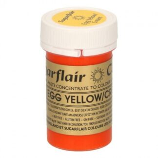 Sugarflair pastafarve æggegul