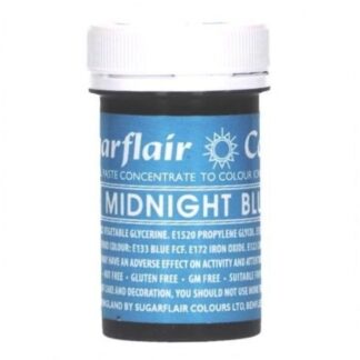 Sugarflair pastafarve midnatsblå
