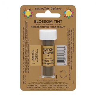 Sugarflair Nutkin Brown/ Pulverfarve nøddebrun