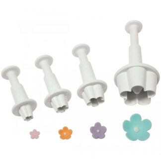 PME Flower Blossom Plunger Cutter Set/ 4 stk