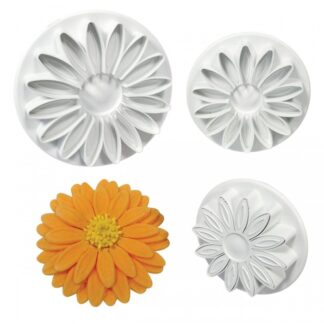 PME VEINED SUNFLOWER/DAISY/GERBERA PLUNGER CUTTER SET