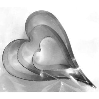 ALAN DUNN COLLECTION - HEART LEAF SÆT/3 (hjerteblade)