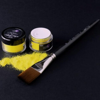 Premium Colouring Dust By Robert Haynes – Bright yellow 10ml/støvfarve klar gul