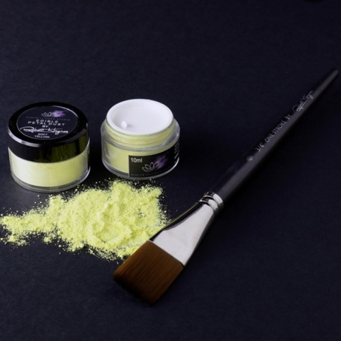 Premium Colouring Dust By Robert Haynes – Soft yellow 10ml/støvfarve blød gul