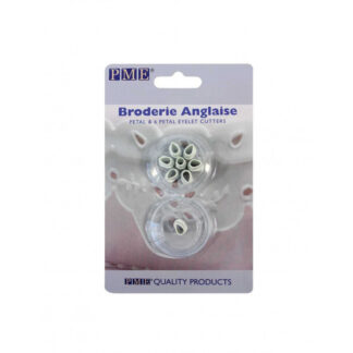 PME Broderie Anglaise Eyelet Cutters Petal & 6 Petals set/2