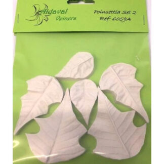 Aldaval Poinsettia Leaf and Petal Veiner / vener til julestjerne/sæt 3