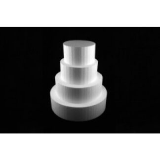 Styropor  dummy Rund 15 cm - 7 cm høj