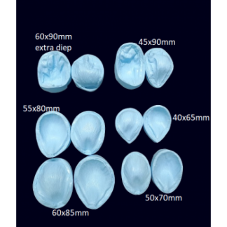 Christina Wallis - Peony Petal complete set of 6 / vener til pæon sæt af 6 stk