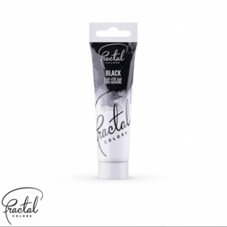 Fractal Colors - Full-Fill Gel - Black - 50g/gelefarve sort