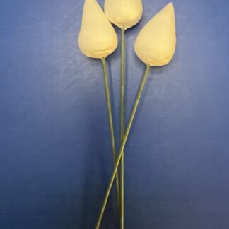 Rosenknopper 3 stk. - klar til brug (28-30 mm)