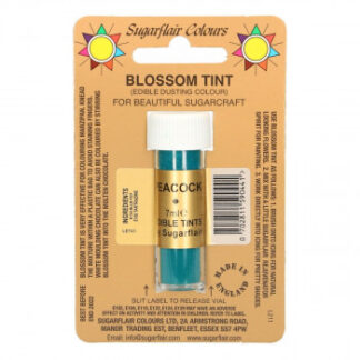 Sugarflair Blossom Tint Dust Peacock/ pulverfarve påfugleblå