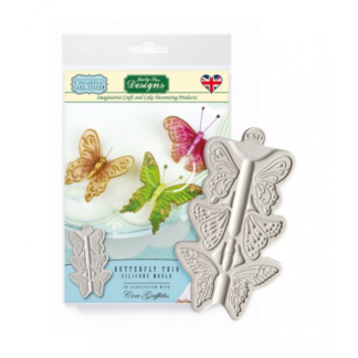 Katy Sue Creative Cake System - Butterfly Trio/venere til 3 forskellige sommerfugle